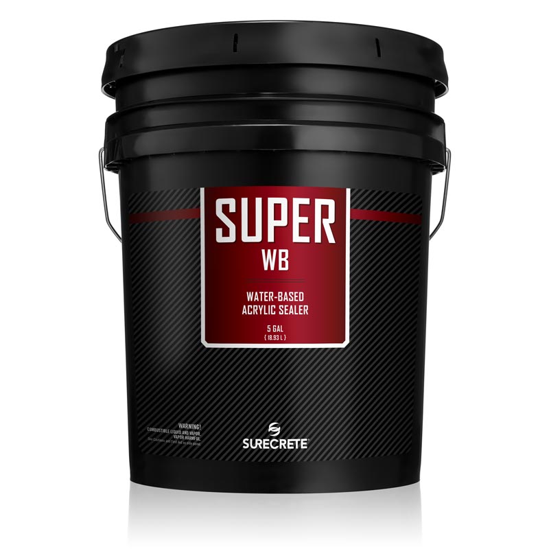 1-and-5-Gallon-with-Low-Luster-Option-for-Pool-Decks-and-Patio-Water-Based-Clear-Outdoor-Sealer-Super-WB™-by-SureCrete Super WB