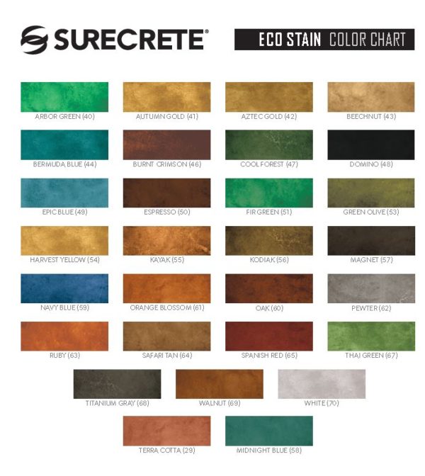 Stratco Colour Chart