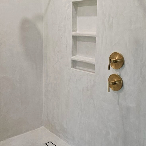 Orlando Stained Concrete Shower | Soulistic Decorative Concrete 