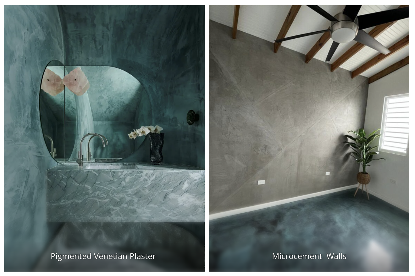 Microcement vs. Venetian Plaster